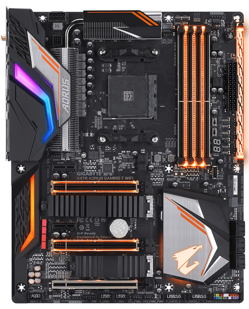 The GIGABYTE X470 Gaming 7 Wi-Fi Motherboard Review: The AM4 Aorus